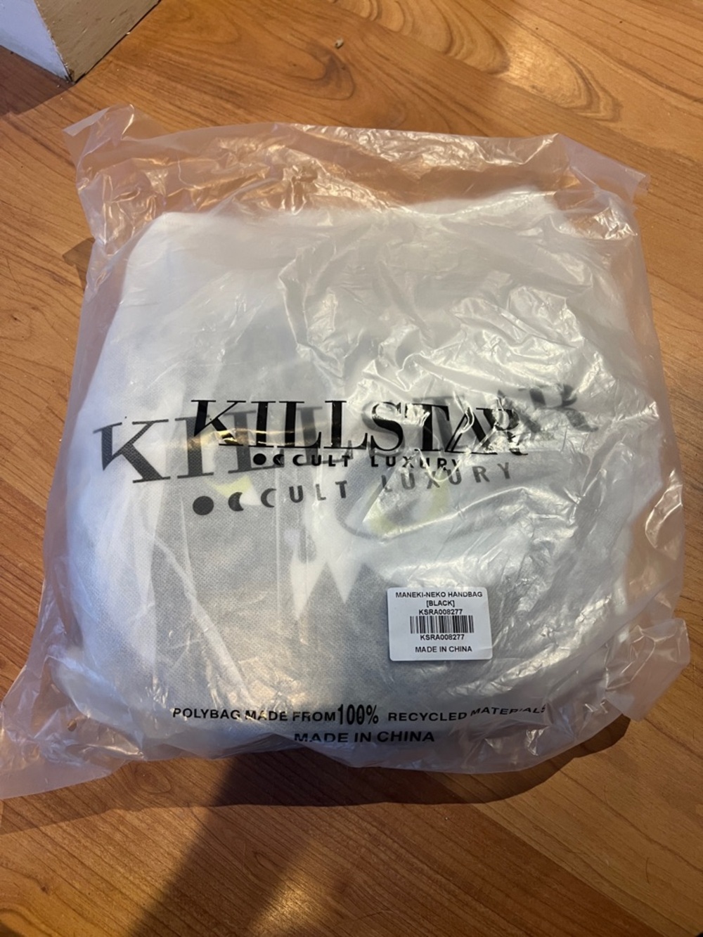 Killstar Kreeptures Maneki Neko Cat Handbag Bag Purse Goth nwt - Picture 7 of 11
